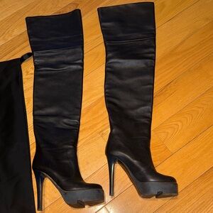 Giuseppe Zanotti Black Over-the-Knee Boots